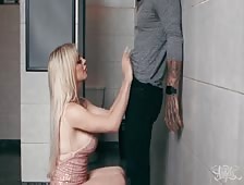 Angellica Good Bathroom Bareback Trans Angels