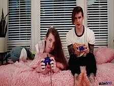 Kitty Bell Gamer Tgirl Bareback